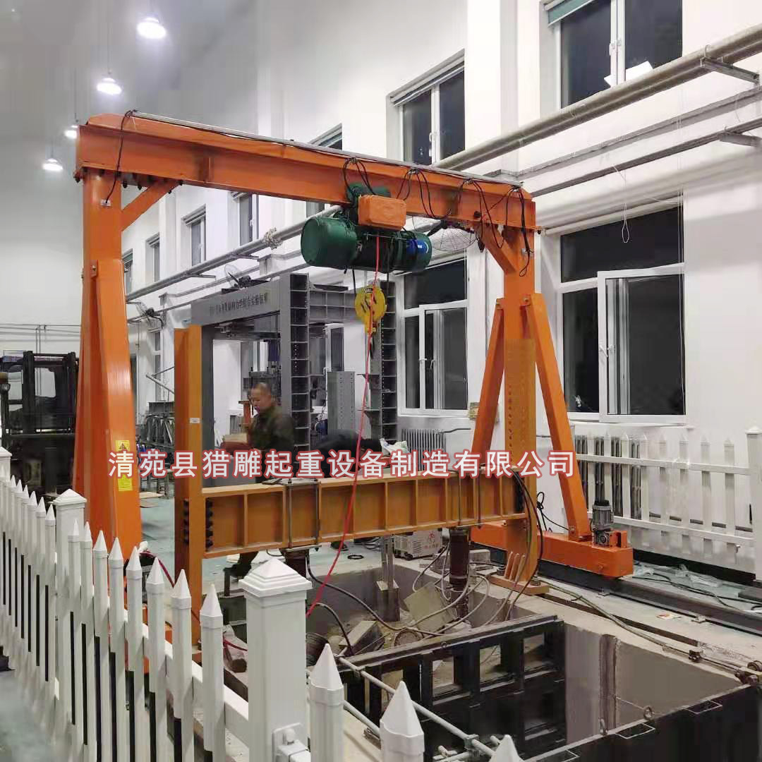 電動龍門吊搭配油性鋼絲繩