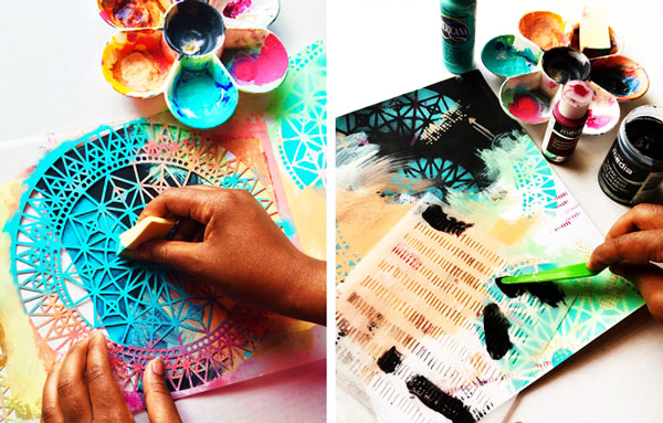 激光鏤空機(jī)能大大提高塑料手繪模板的生產(chǎn)效率！