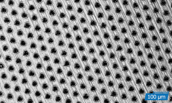 激光精密鉆孔 ? 速度極快，磨損最小(圖8)